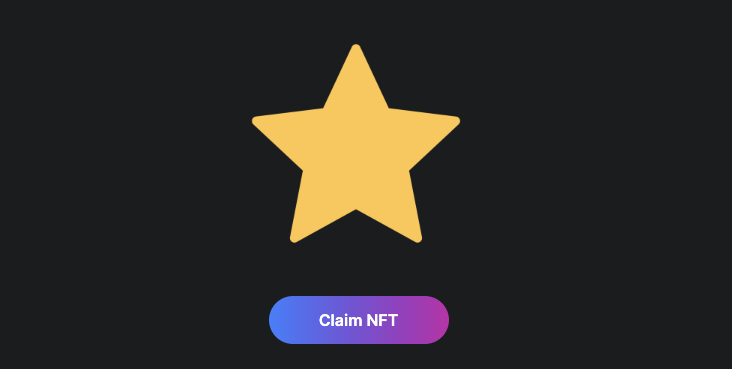 Claim NFT button